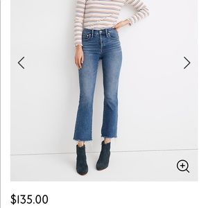Madewell Cali-demi boot jeans